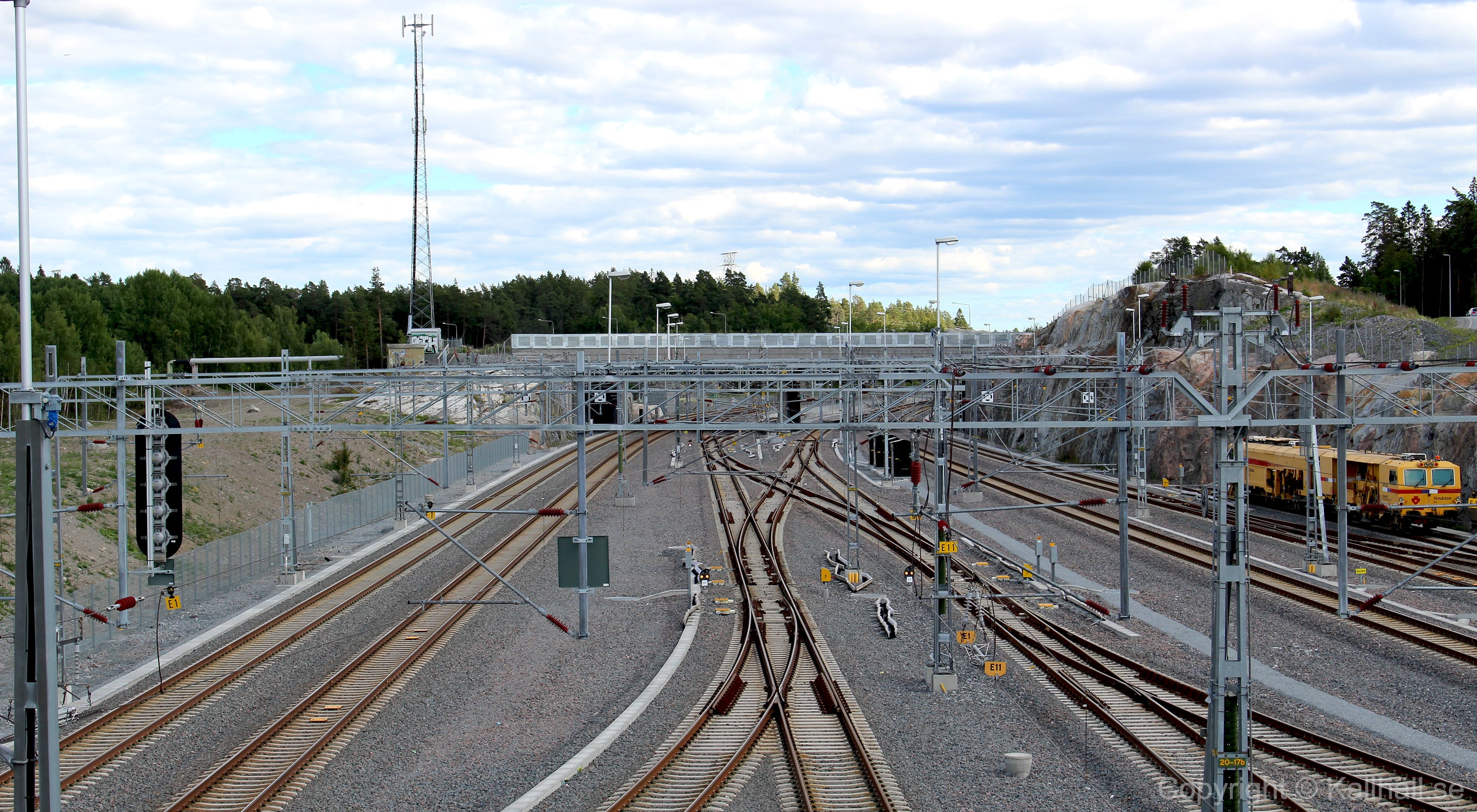 Störande Arbete Kallhälls station